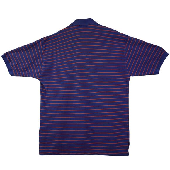 Vintage Florida Gators Men’s Striped Polo Shirt XL Blue Orange College Football - Picture 7 of 8